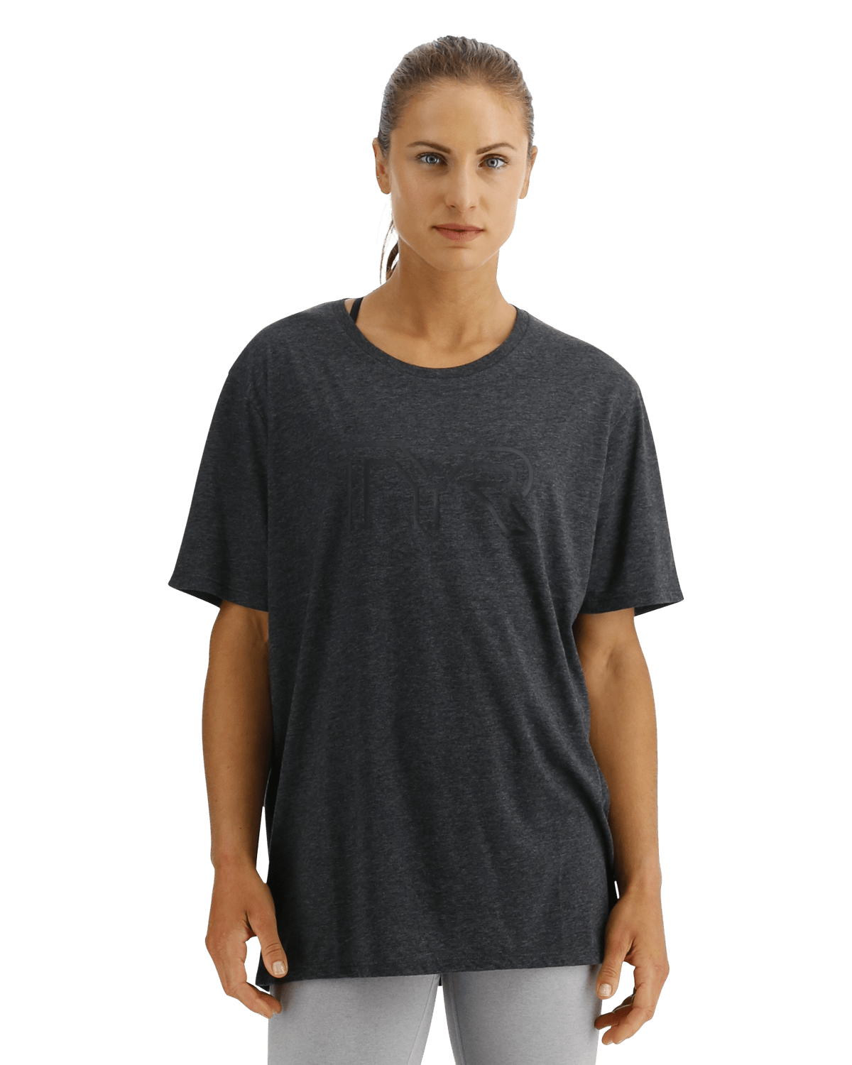 TYR UltraSoft Women's Big Logo Tri-Blend Tech Tee