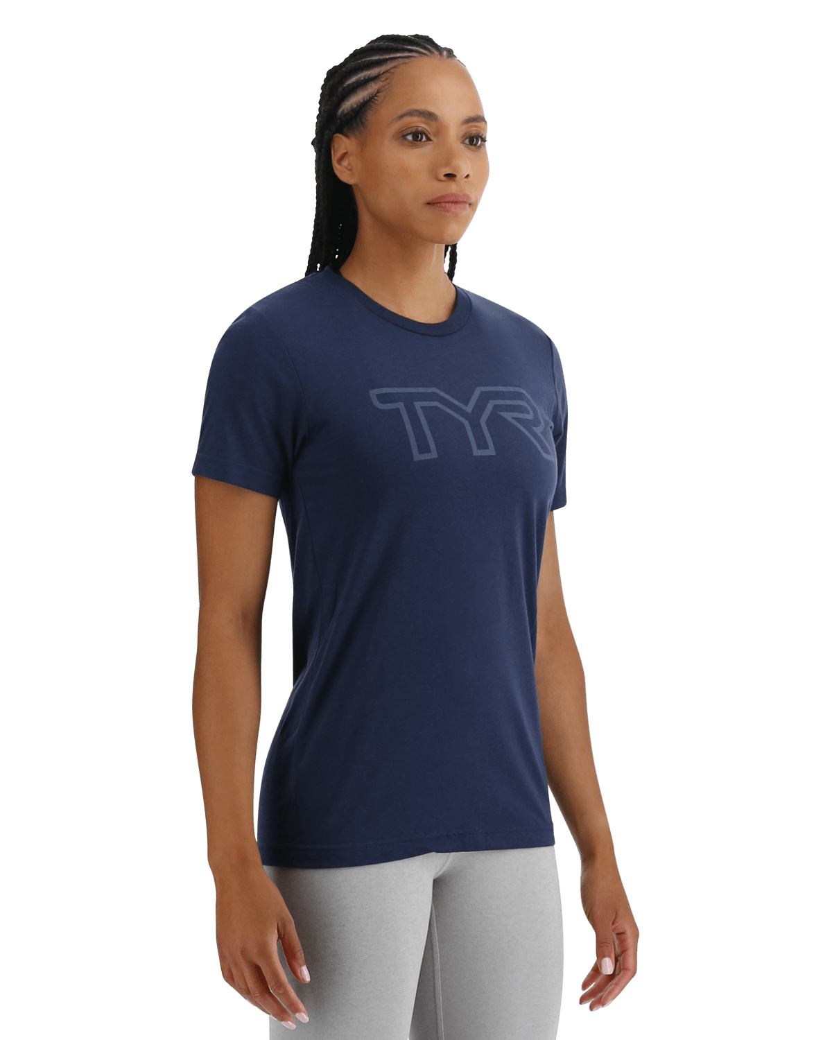 TYR UltraSoft Women's Big Logo Tri-Blend Tech Tee