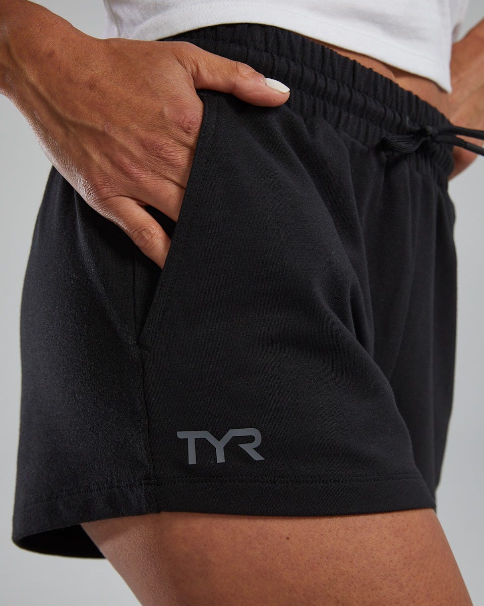 TYR UltraSoft Women's Midweight Terry A.M. Shorts - Solid / Heather