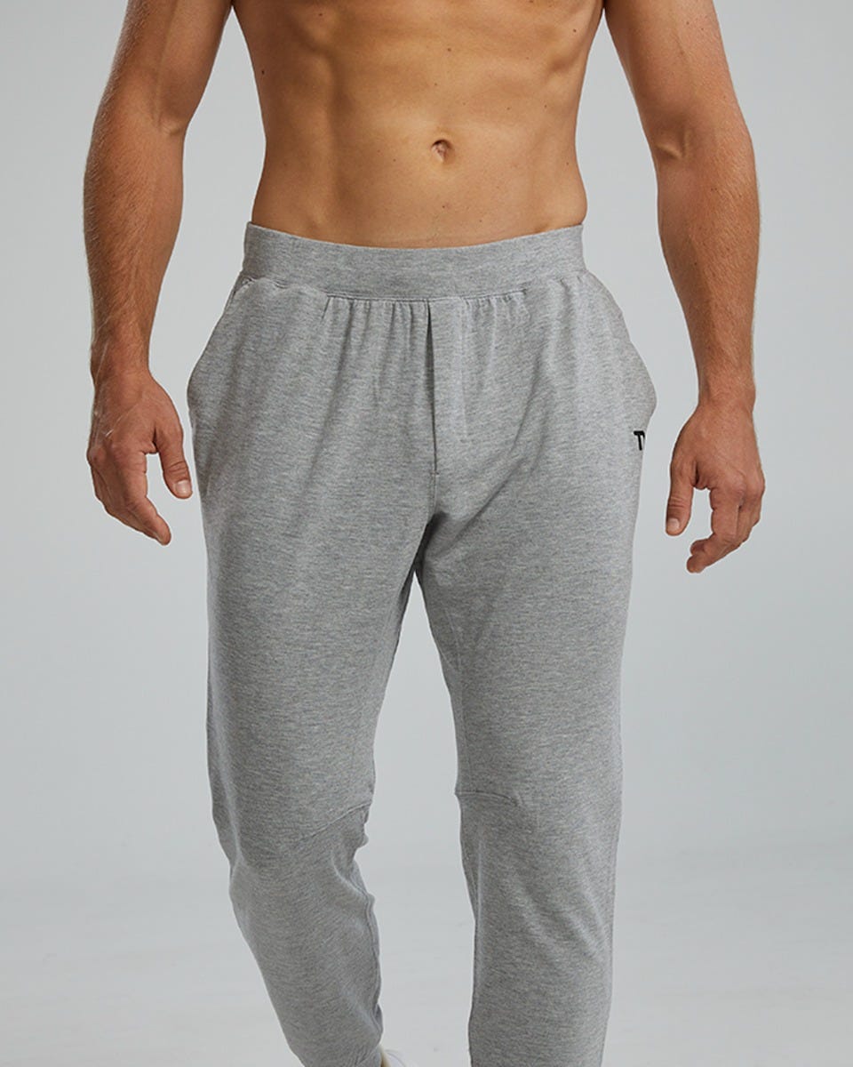 TYR UltraSoft Men's Midweight Terry A.M. Joggers - Solid / Heather