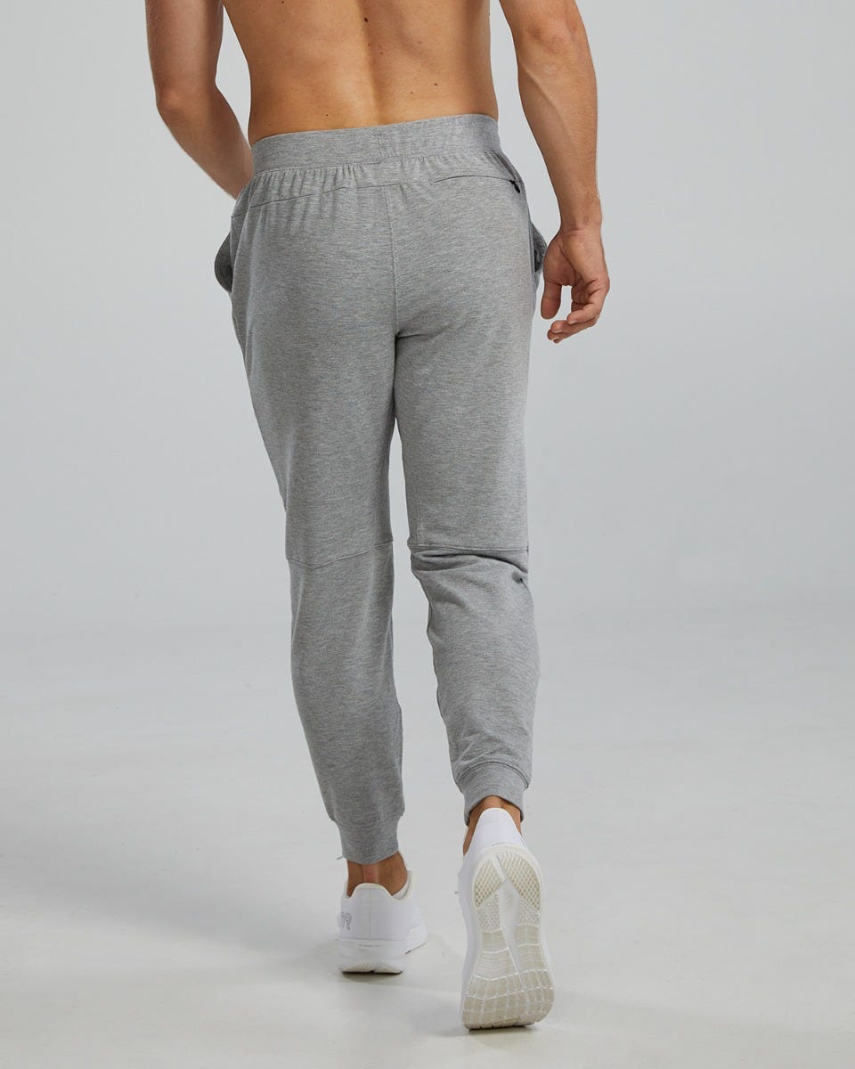 TYR UltraSoft Men's Midweight Terry A.M. Joggers - Solid / Heather
