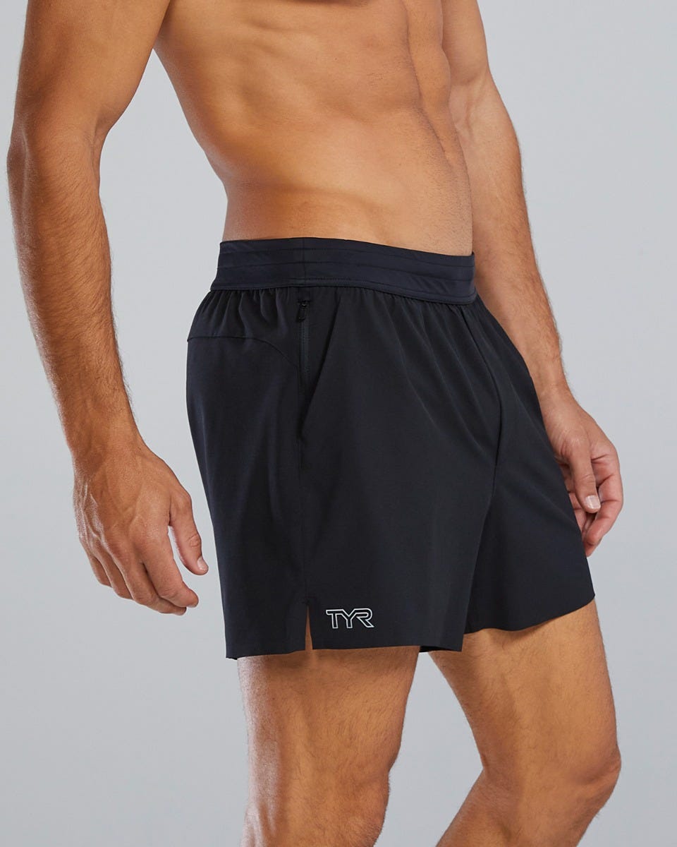 TYR Hydrosphereª - Men's Unbroken Shorts - Unlined 5" - Solid