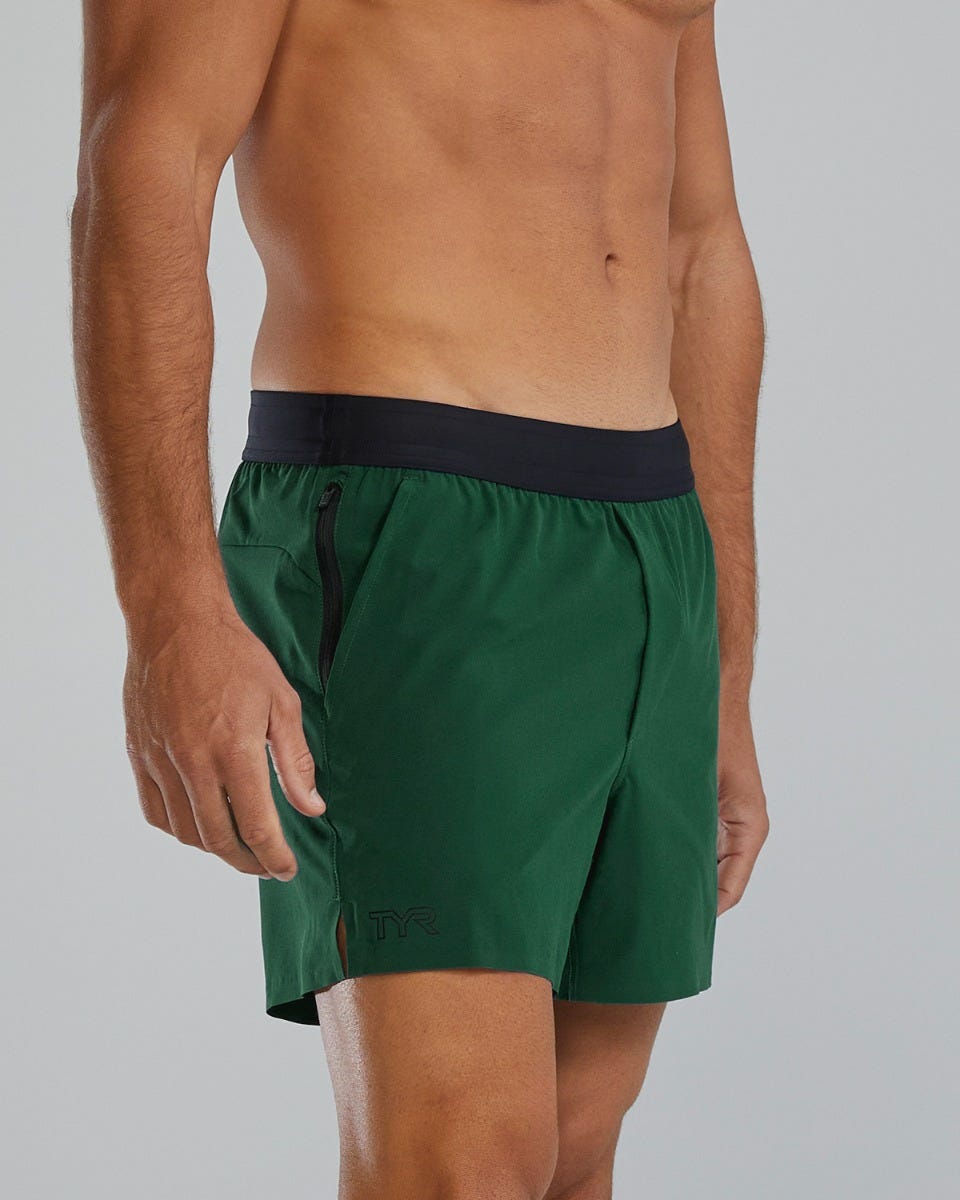 TYR Hydrosphereª - Men's Unbroken Shorts - Unlined 5" - Solid
