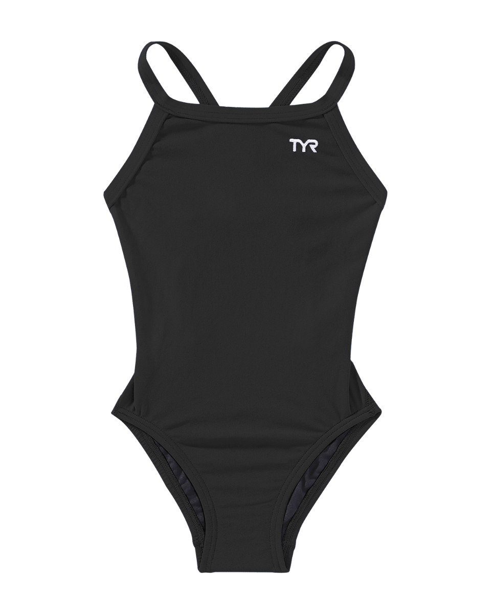 TYR Durafast One® Girls' Solid Diamondfit Swimsuit - Solid