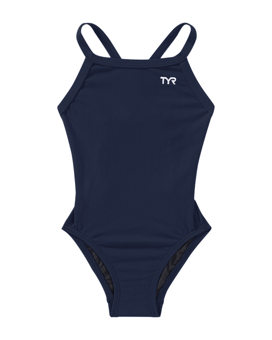 TYR Durafast One® Girls' Solid Diamondfit Swimsuit - Solid