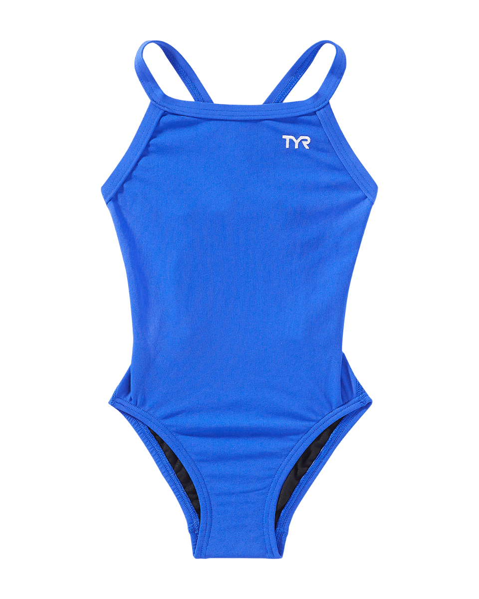 TYR Durafast One® Girls' Solid Diamondfit Swimsuit - Solid