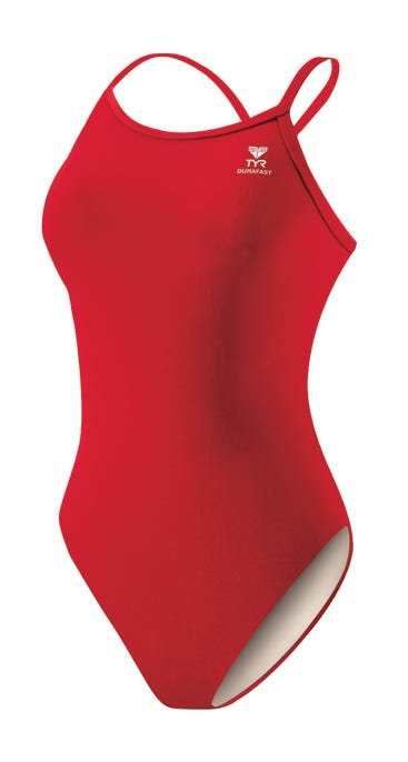 TYR Durafast One® Girls' Solid Diamondfit Swimsuit - Solid