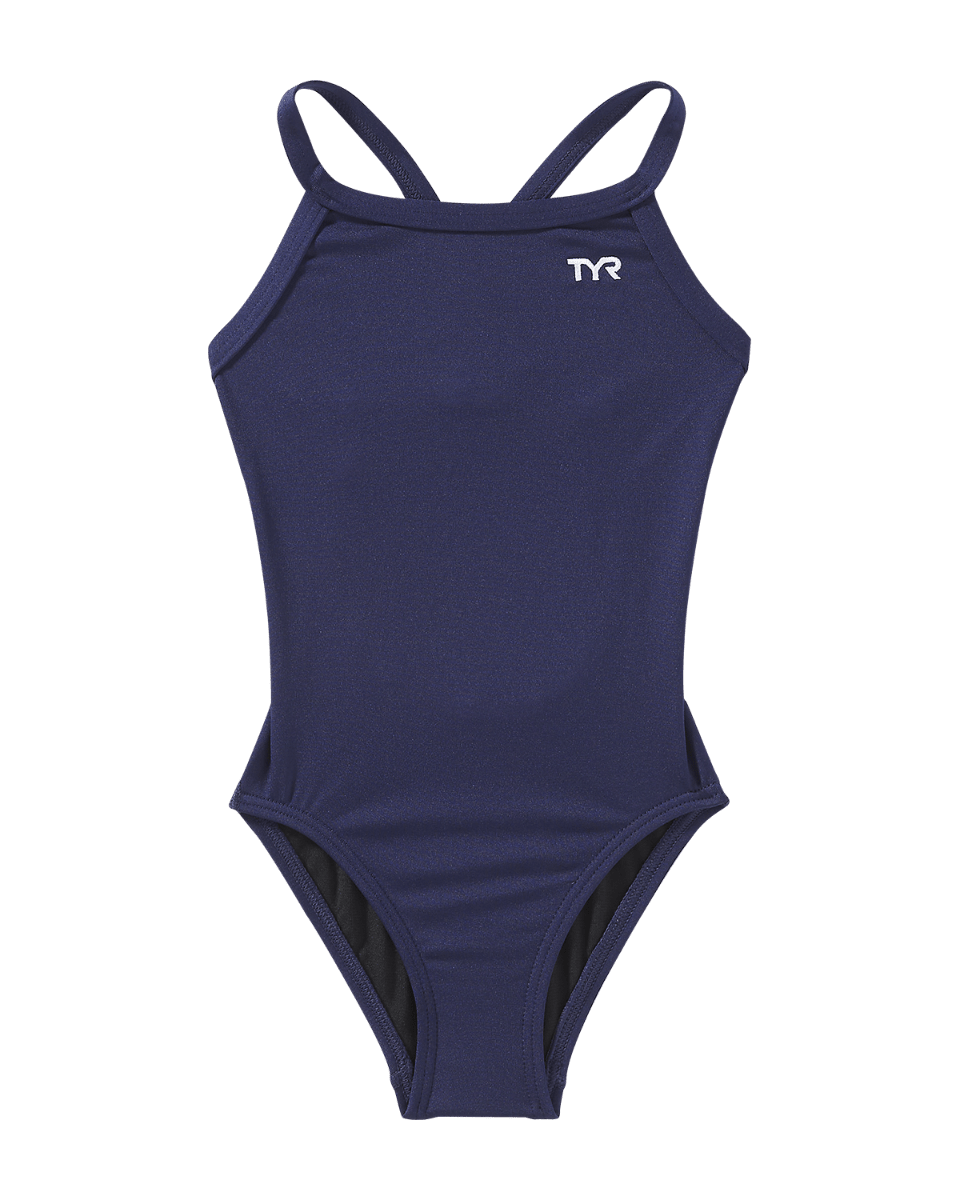 TYR Durafast Elite® Girls' Diamondfit Swimsuit - Solid