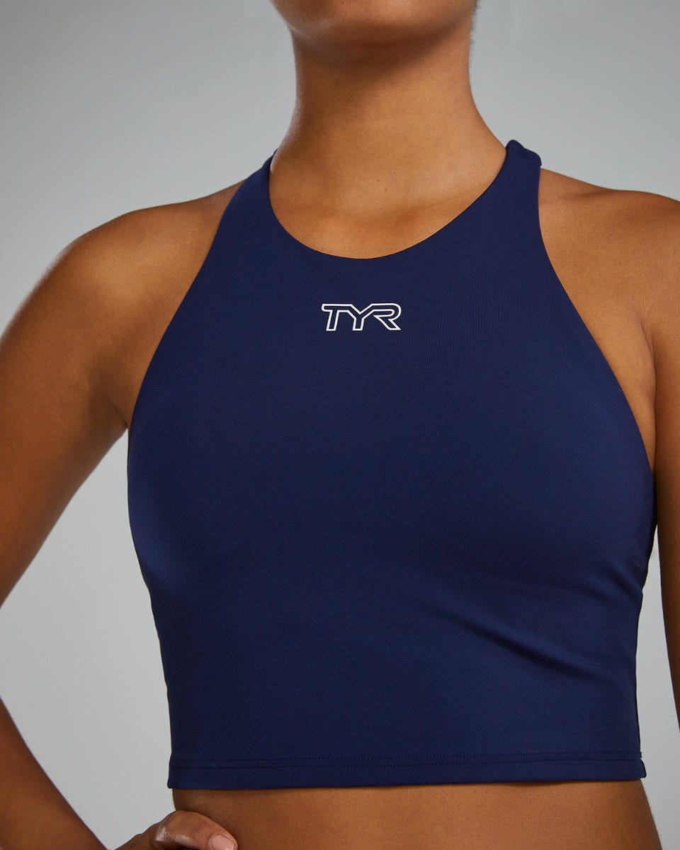 Joule Elite Cropped High Neck Sports Bra