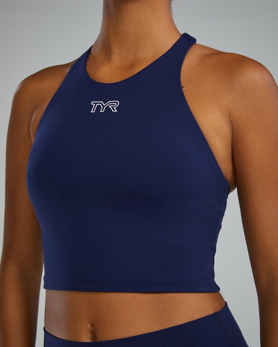 Joule Elite Cropped High Neck Sports Bra