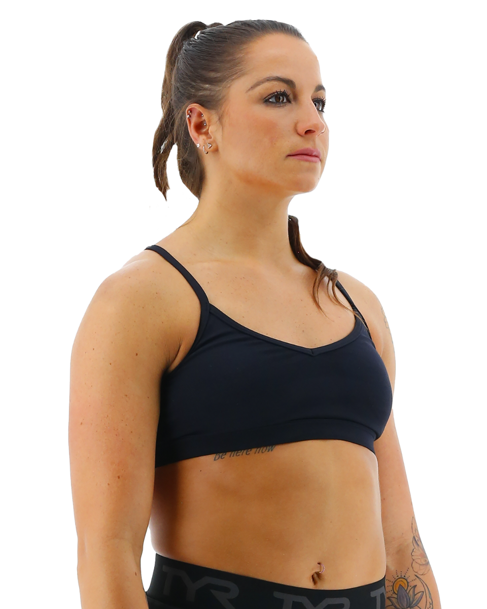 TYR Base Kinetic™ Women's V-Neck Sports Bra - Solid