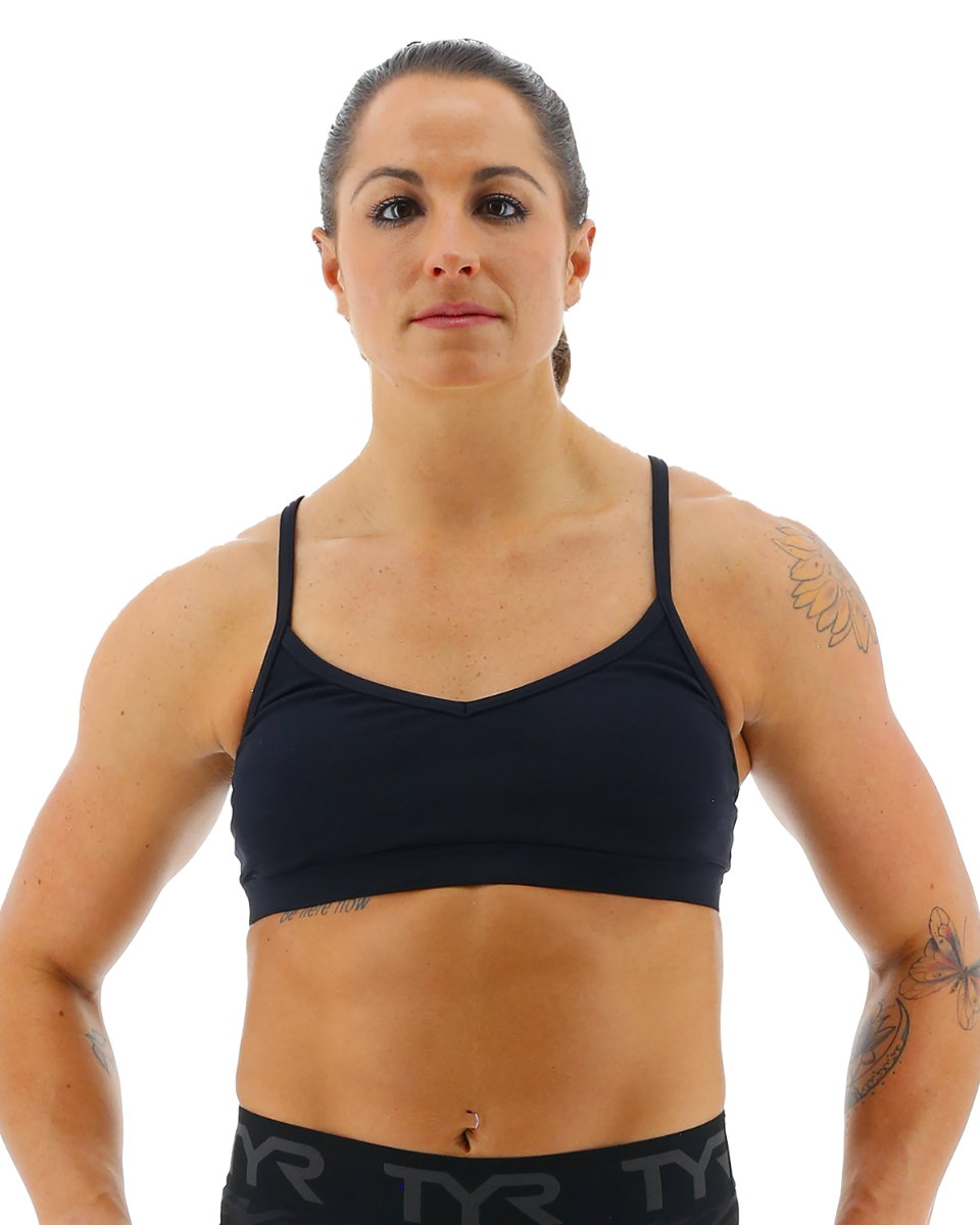 TYR Base Kinetic™ Women's V-Neck Sports Bra - Solid