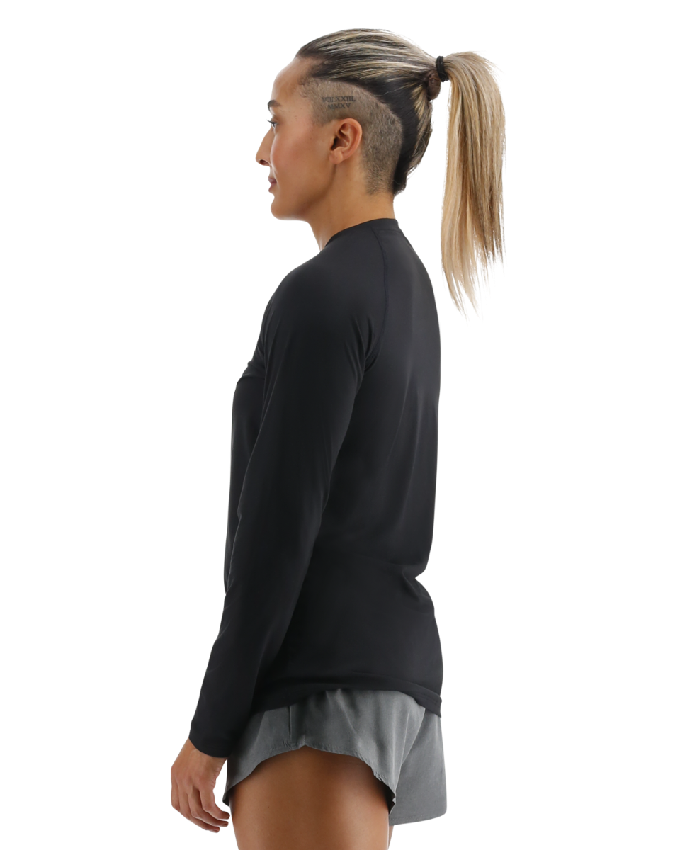 TYR ClimaDry™ Women's Raglan Long Sleeve Tee - Solid / Heather