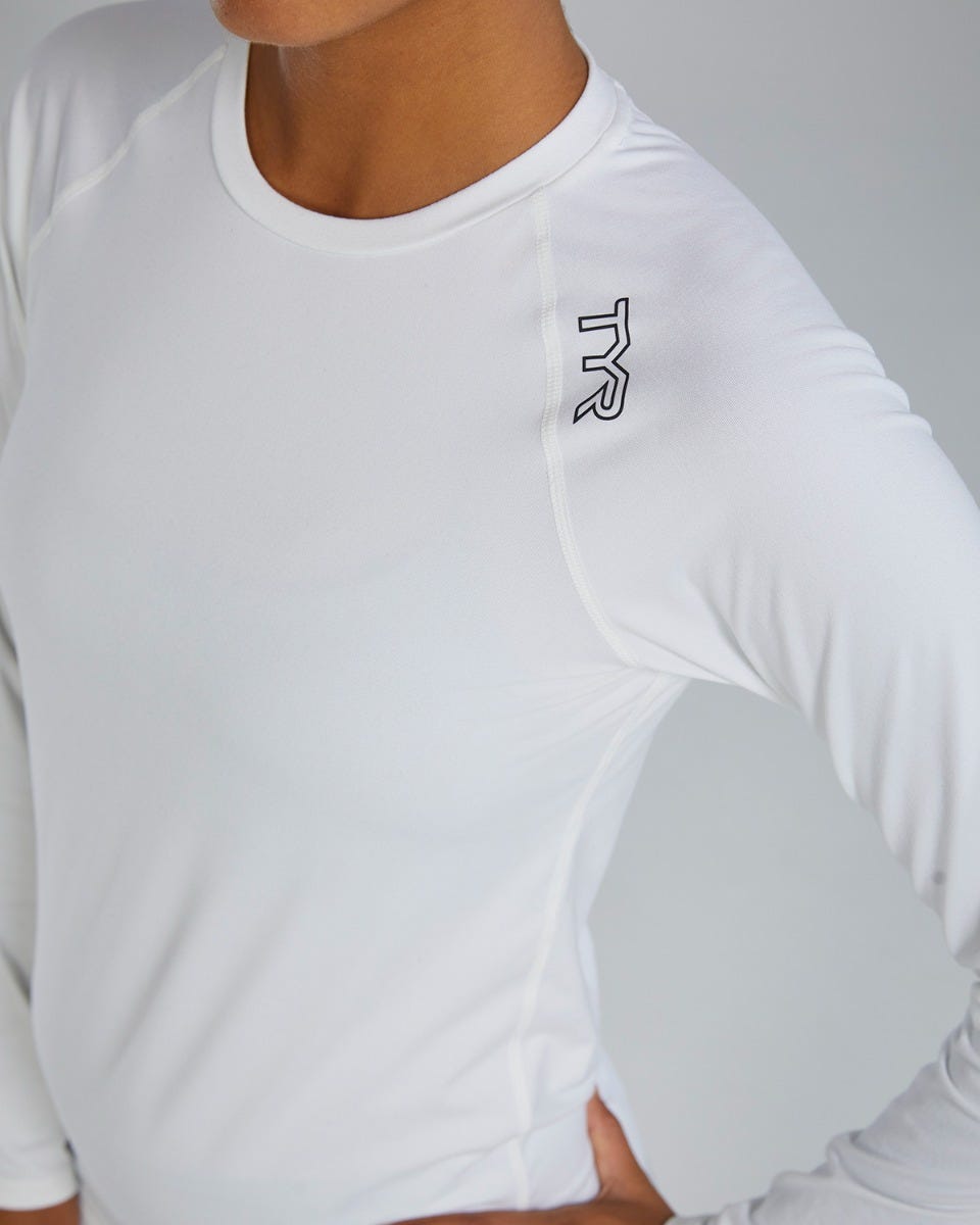 TYR ClimaDry™ Women's Raglan Long Sleeve Tee - Solid / Heather