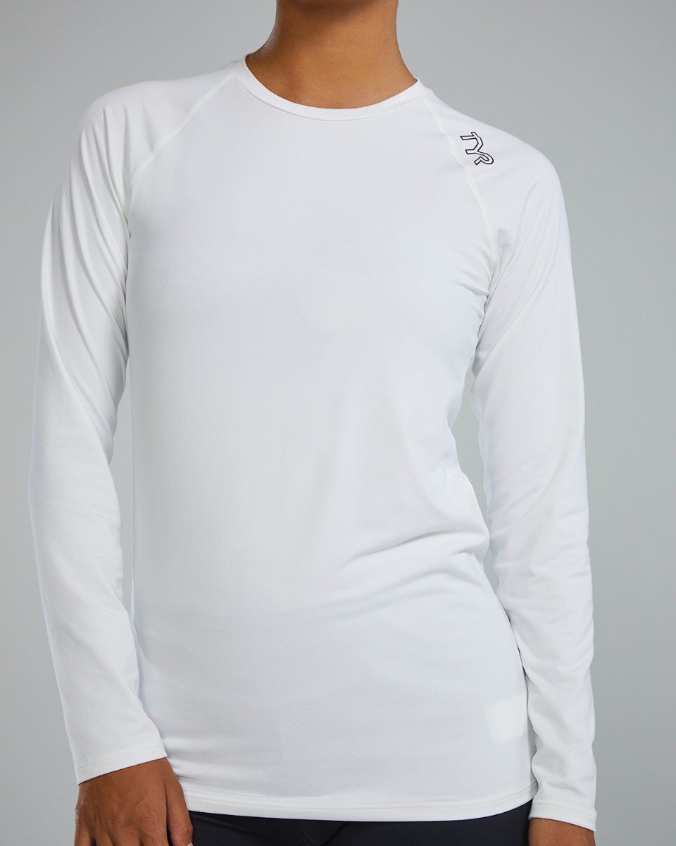 TYR ClimaDry™ Women's Raglan Long Sleeve Tee - Solid / Heather