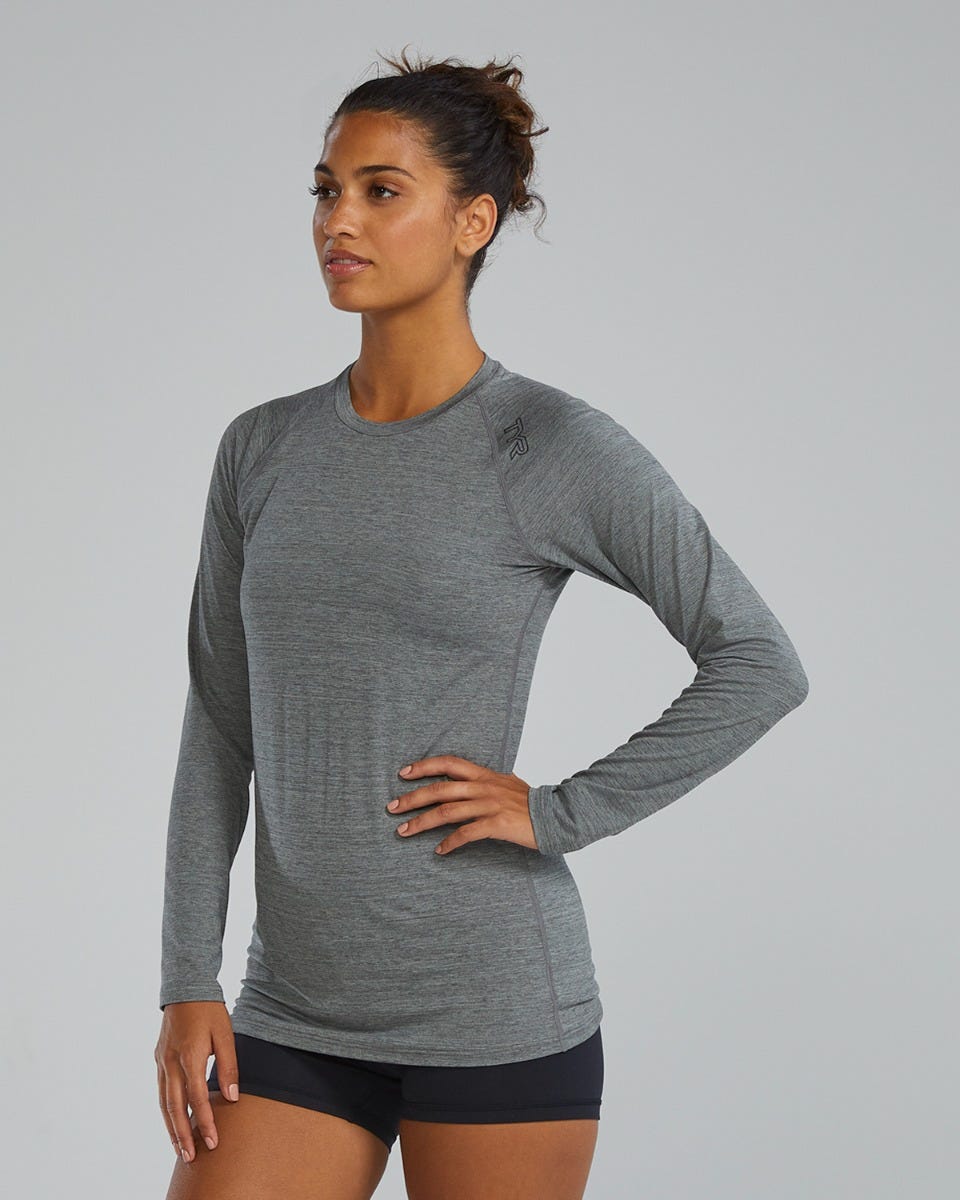 TYR ClimaDry™ Women's Raglan Long Sleeve Tee - Solid / Heather