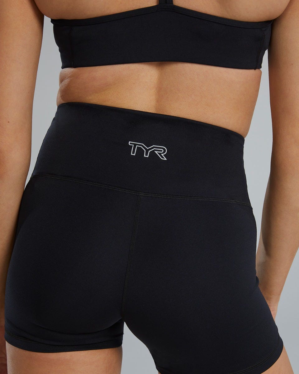 TYR Base Kineticª Women's High-Rise 3.25" Shorts - Solid