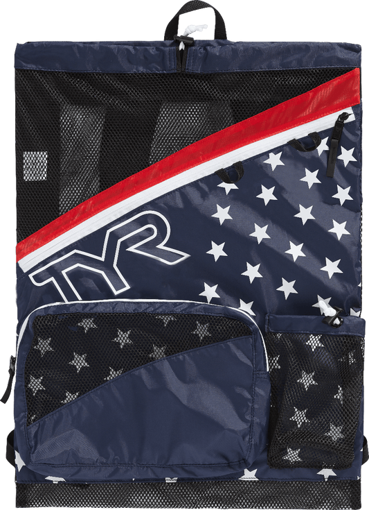TYR Elite Team 40L Mesh Backpack