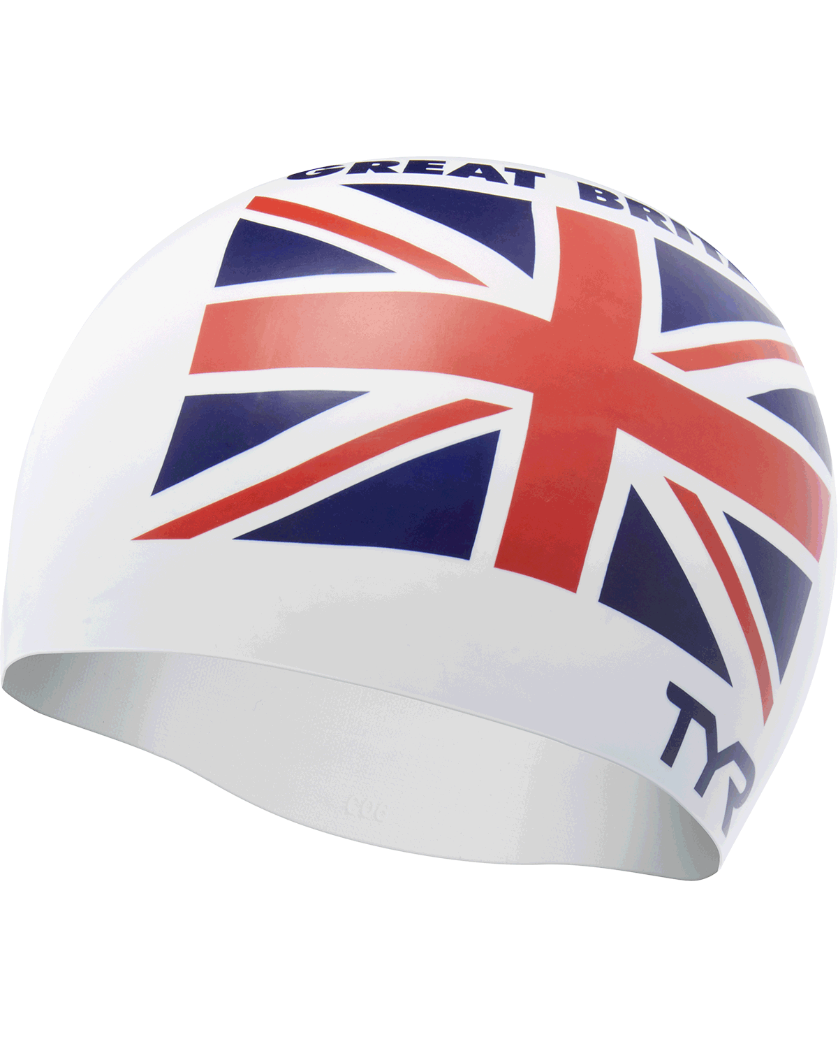 TYR Adult Silicone Swim Cap - Great Britain