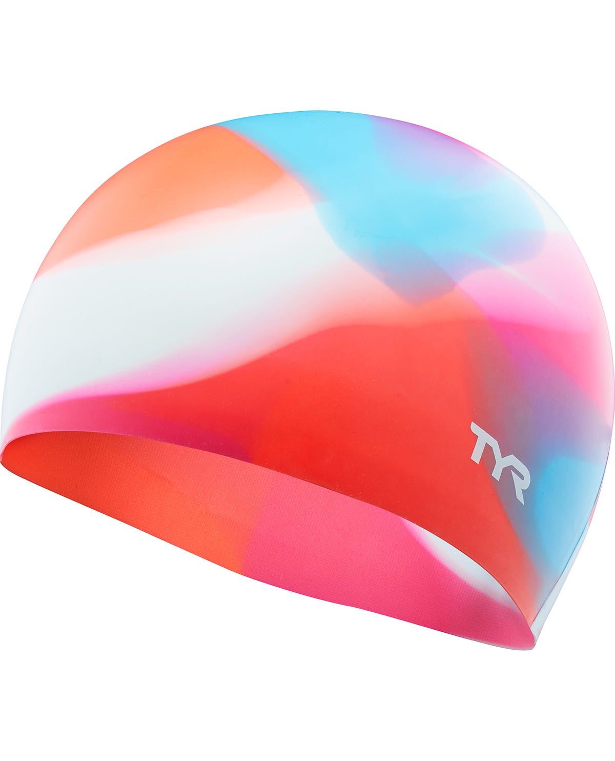 TYR Youth Silicone Swim Cap - Tie Dye
