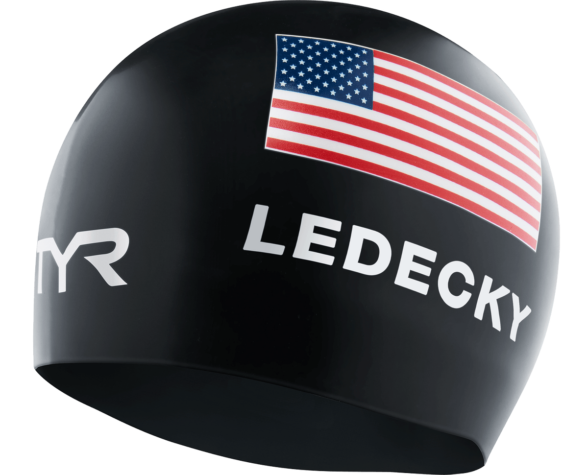 TYR Adult Katie Ledecky Silicone Swim Cap