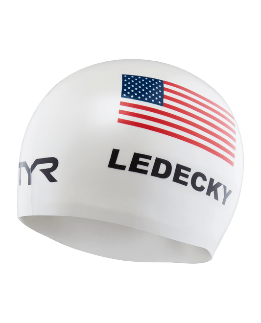 TYR Adult Katie Ledecky Silicone Swim Cap
