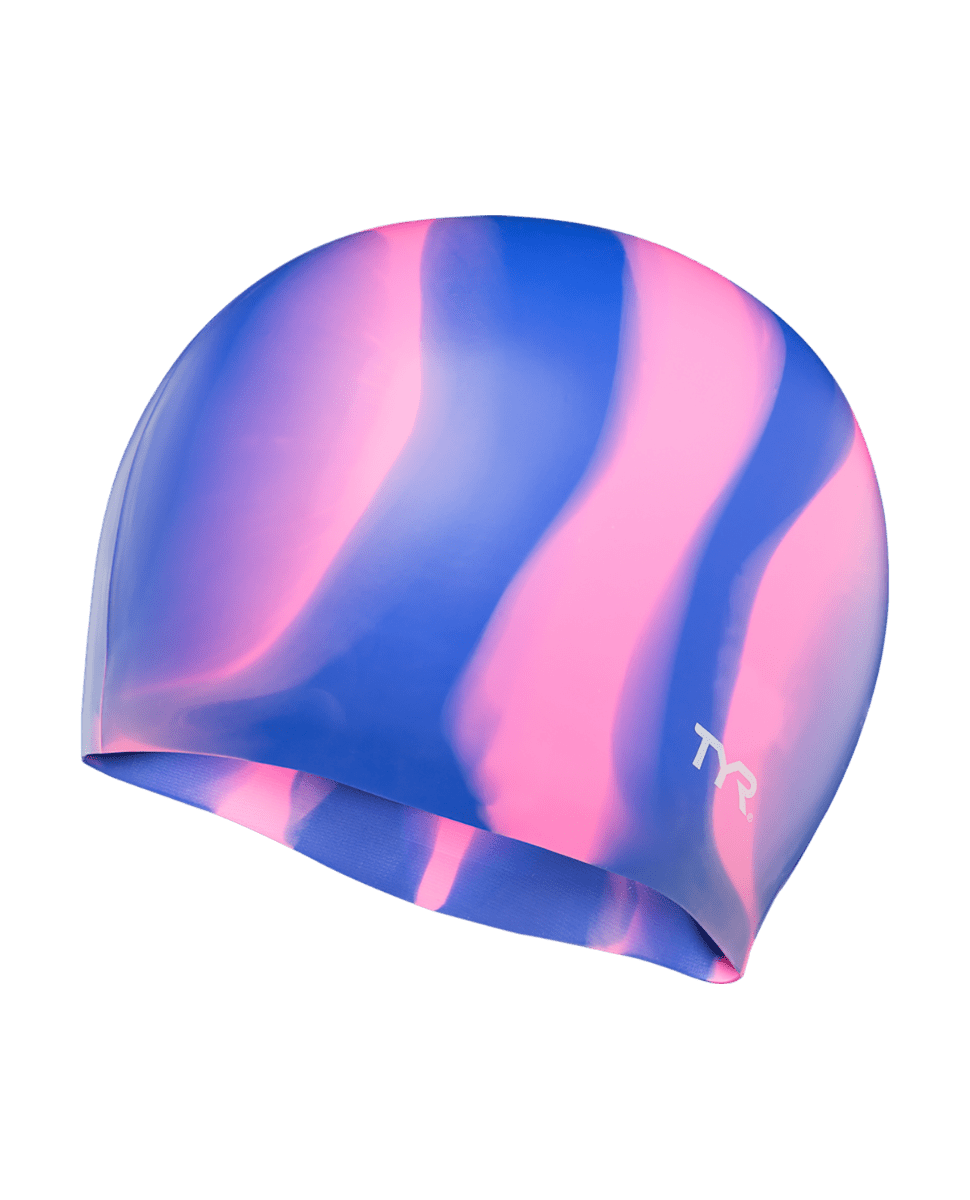 TYR Adult Silicone Swim Cap - Multi-Color
