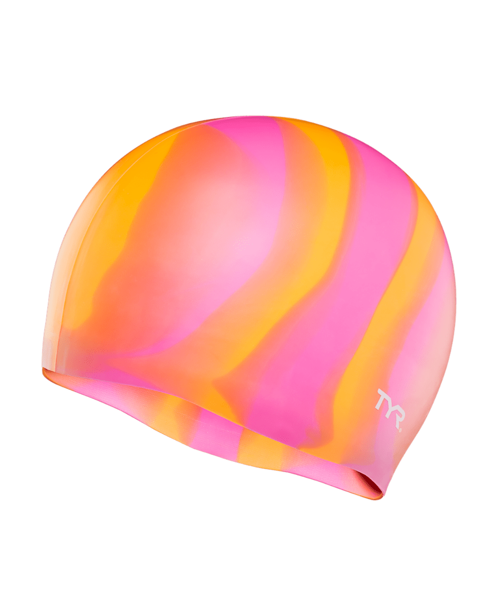 TYR Adult Silicone Swim Cap - Multi-Color