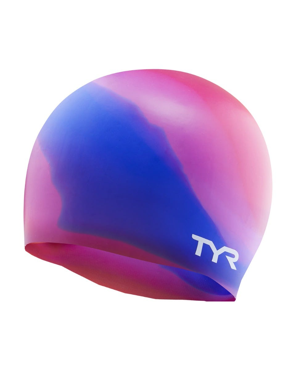 TYR Adult Silicone Swim Cap - Multi-Color