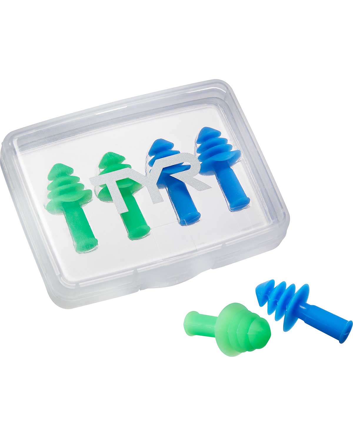 TYR Ergo Flex Ear Plugs - 4 Pack