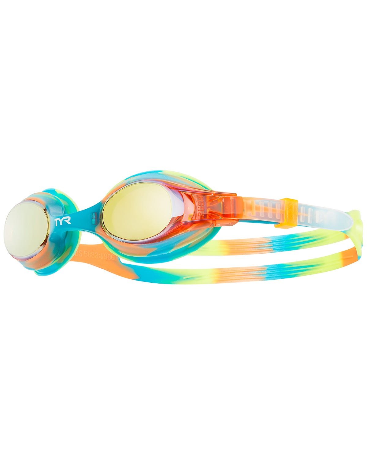 TYR Kids' Mirrored Swimple Goggles - Tie Dye