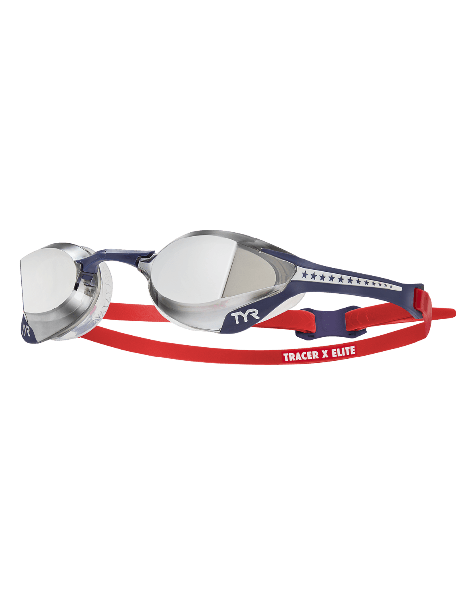 TYR Adult Tracer-X Elite Mirrored Racing Goggles