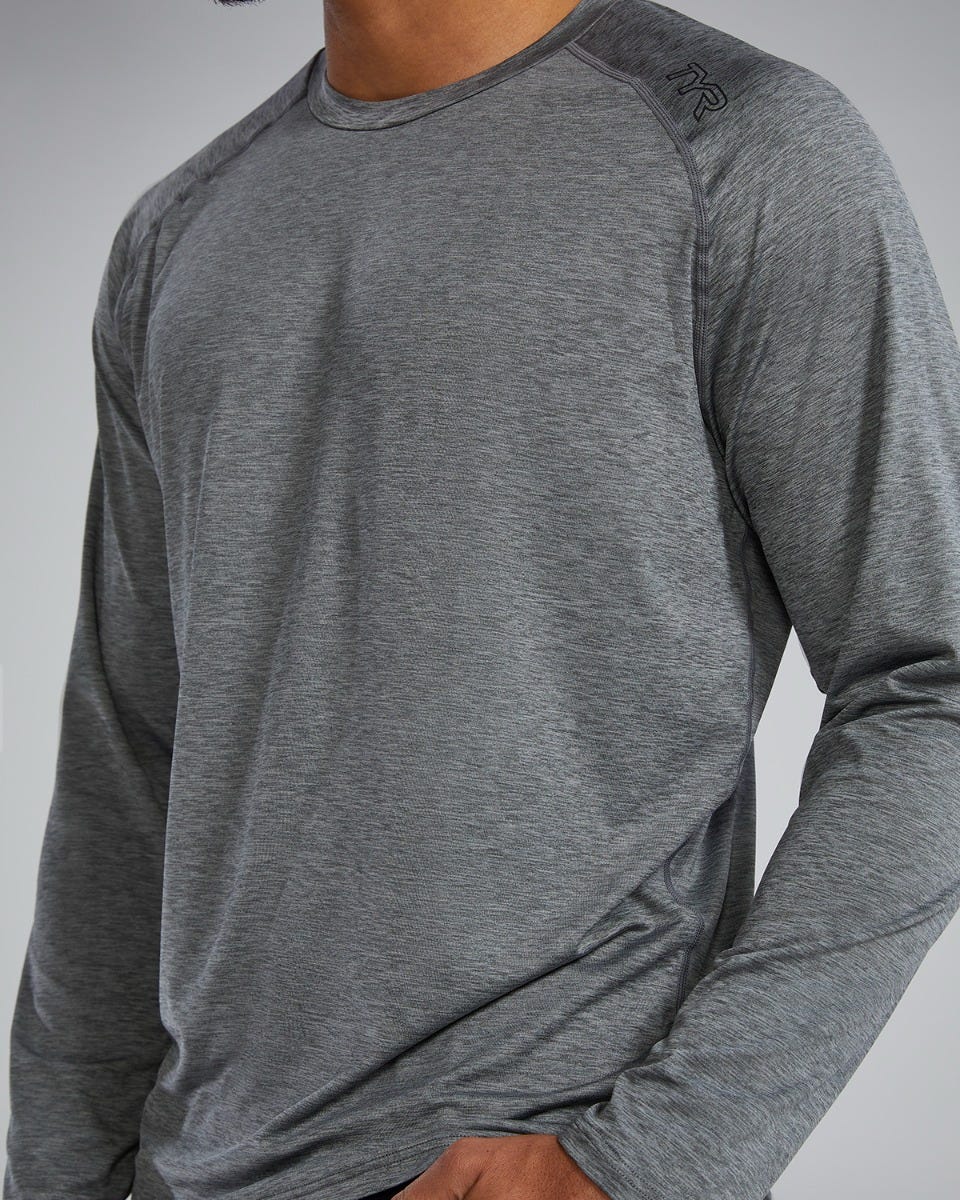 TYR ClimaDry™ Men's Raglan Long Sleeve Tech Tee - Solid / Heather
