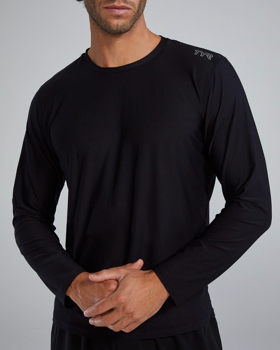 TYR Airtec™ Men's Long Sleeve Tee - Solid