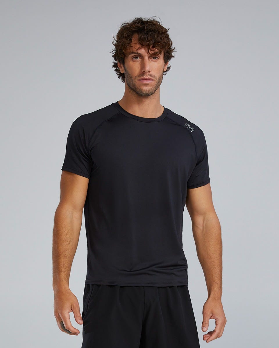 TYR ClimaDry™ Men's Raglan Tech Tee - Solid / Heather