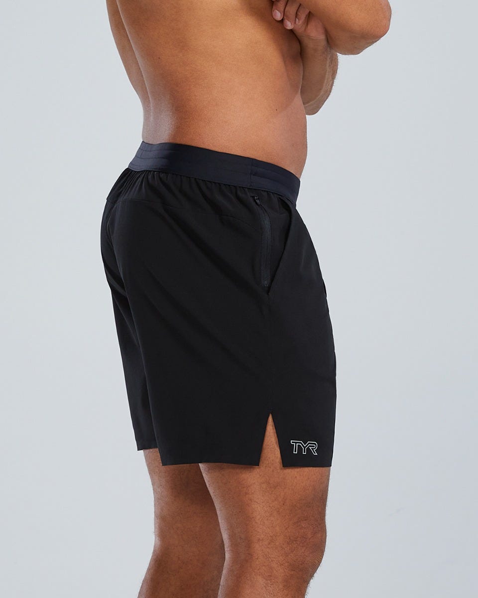 TYR Hydrosphereª Men's Unlined 7" Unbroken Shorts - Solid