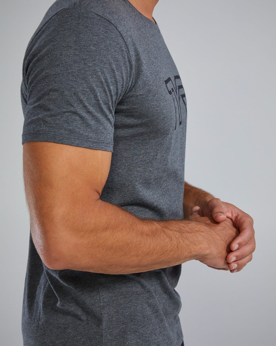 TYR Unisex Ultrasoft Lightweight Tri Blend Tech Tee - Big Logo