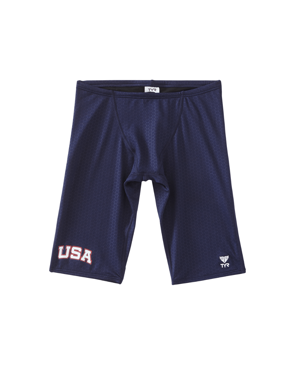 TYR Boy's Hexa USA Jammer Swimsuit