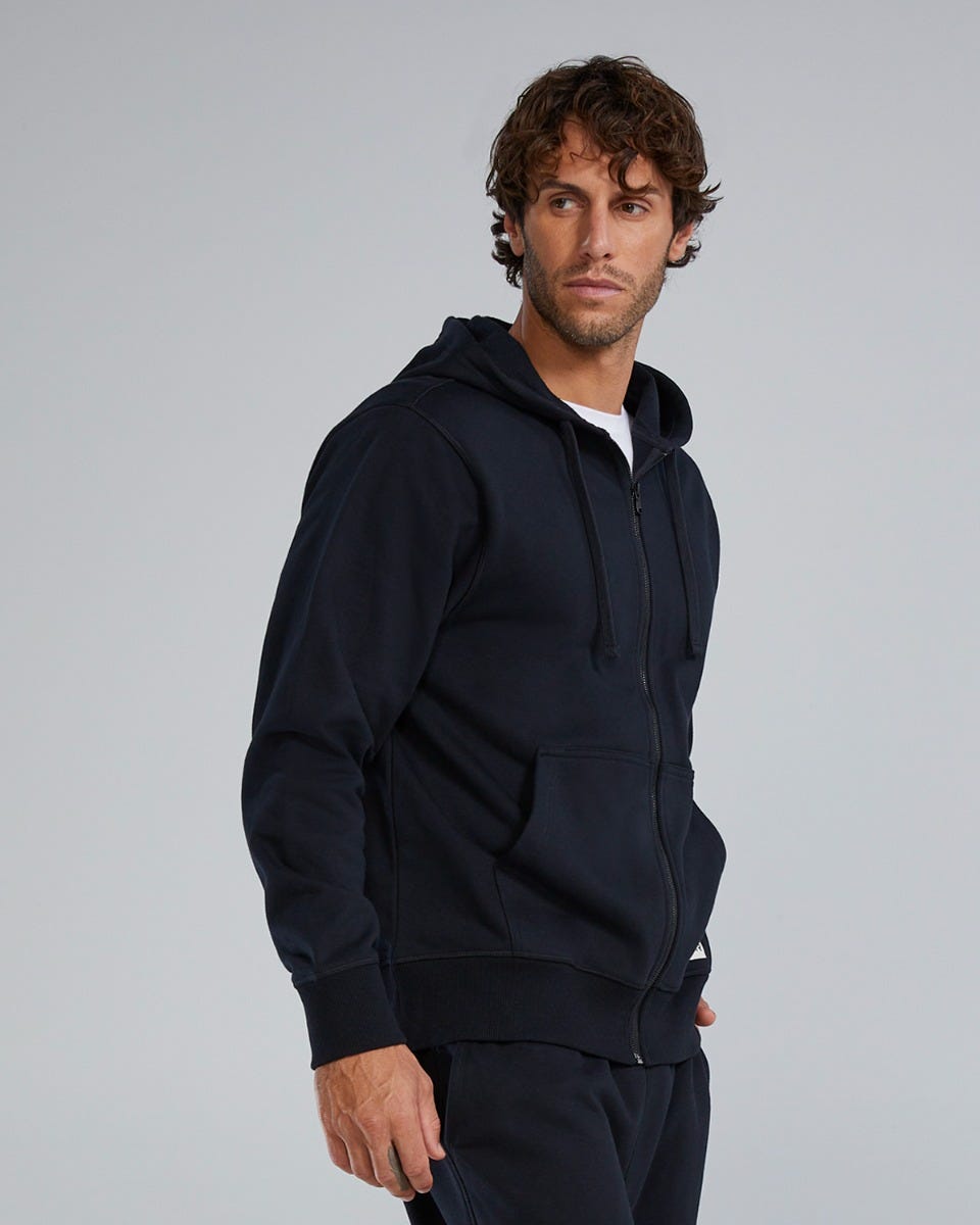 TYR UltraSoft Men's Heavyweight Terry Full-Zip Hoodie - Solid