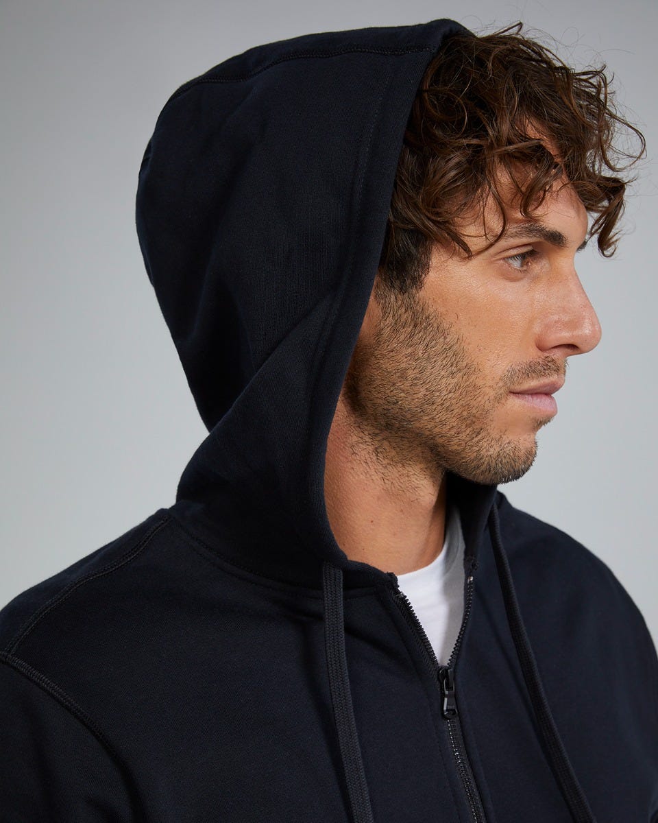 TYR UltraSoft Men's Heavyweight Terry Full-Zip Hoodie - Solid