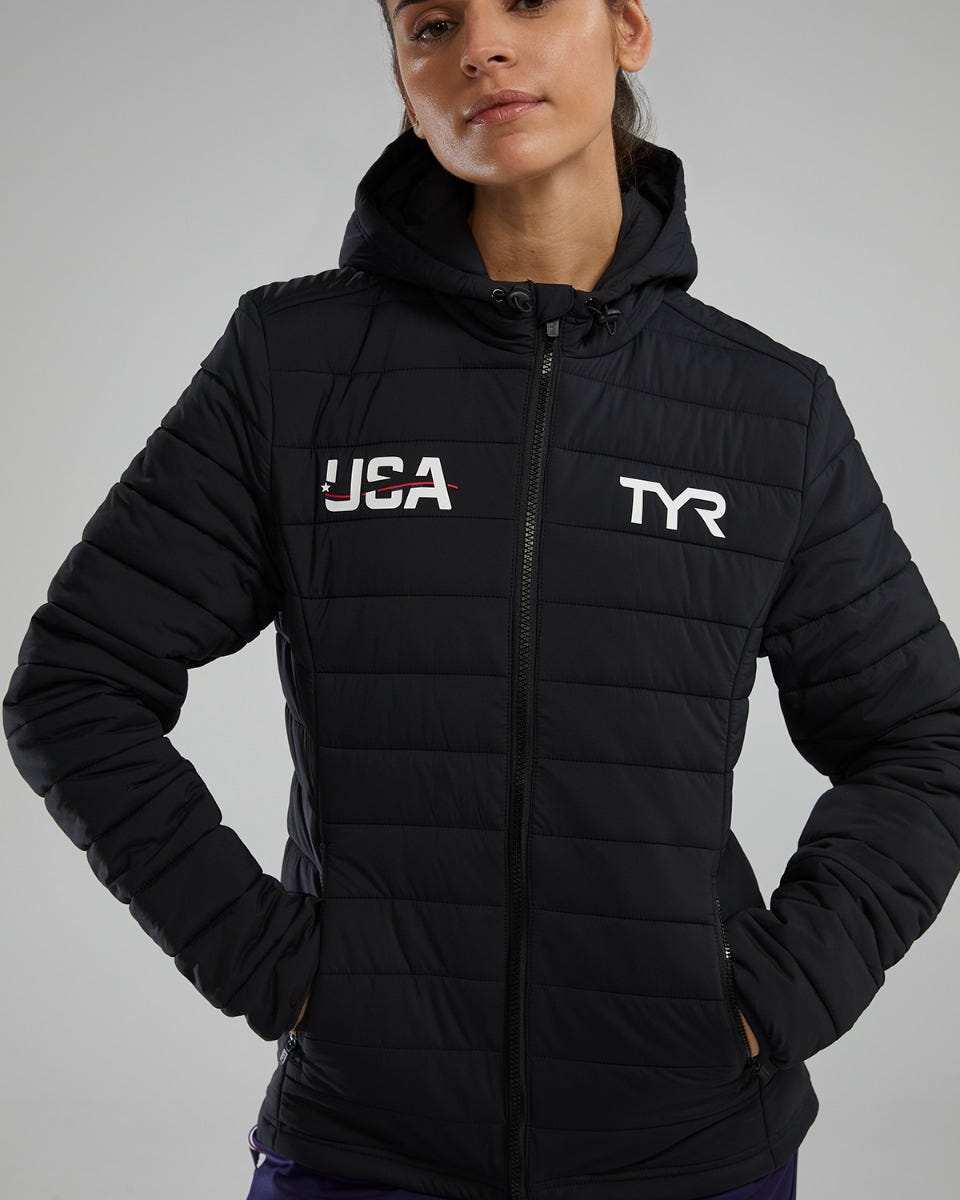 TYR Women's Hydrosphere™ Mission Puffer Jacket - USA