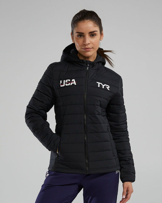 TYR Women's Hydrosphere™ Mission Puffer Jacket - USA