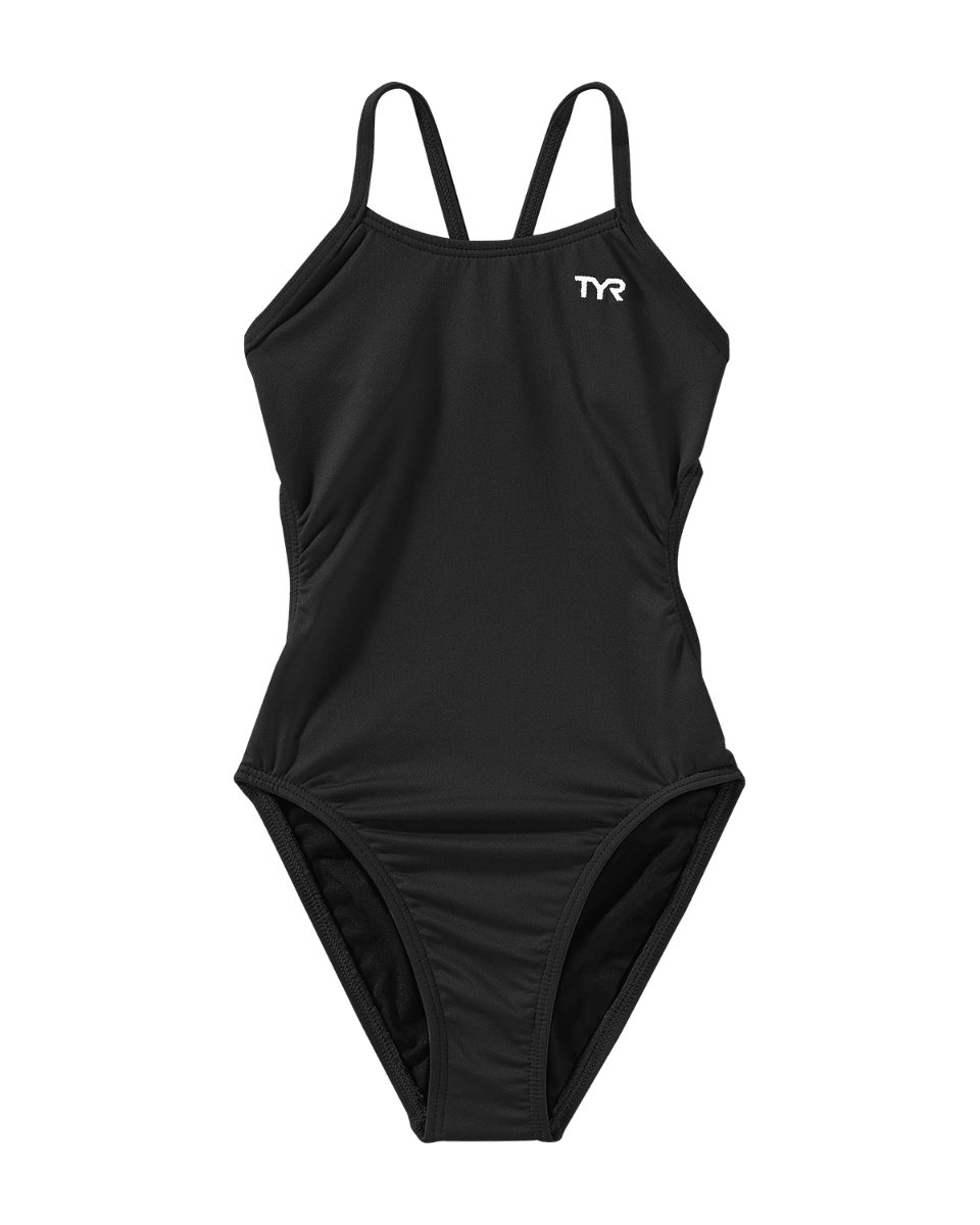 TYR Durafast Elite® Girls' Cutoutfit Swimsuit - Solid