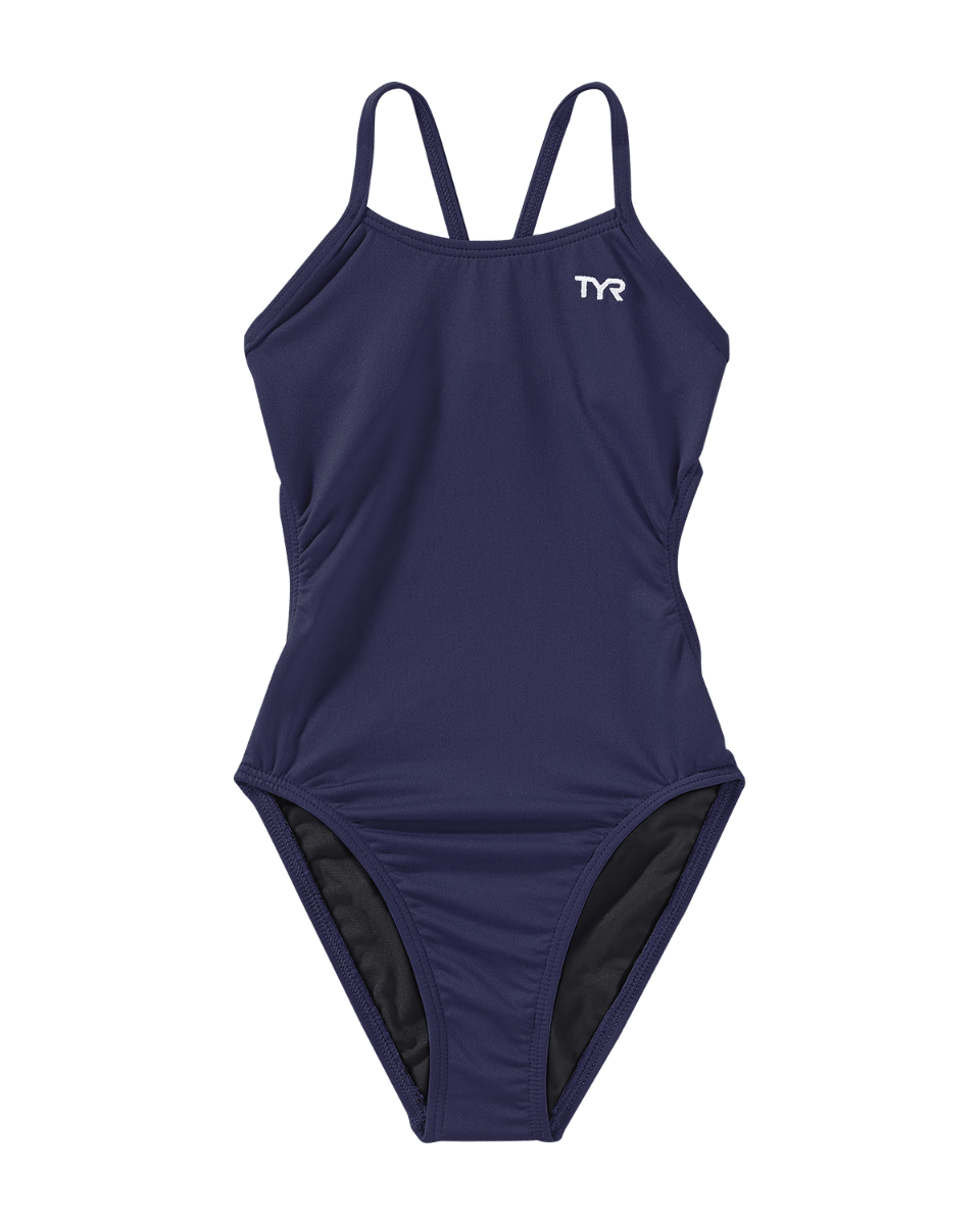 TYR Durafast Elite® Girls' Cutoutfit Swimsuit - Solid