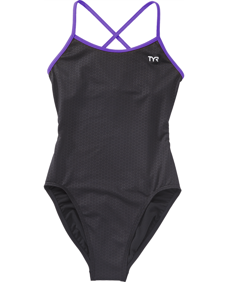 TYR Girls' Trinityfit Swimsuit - Hexa