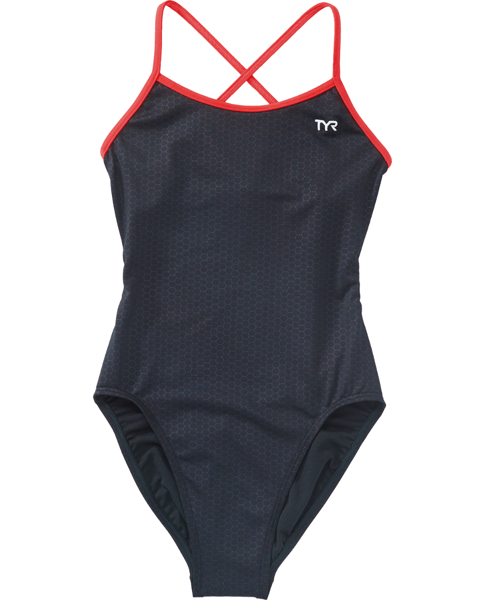 TYR Girls' Trinityfit Swimsuit - Hexa