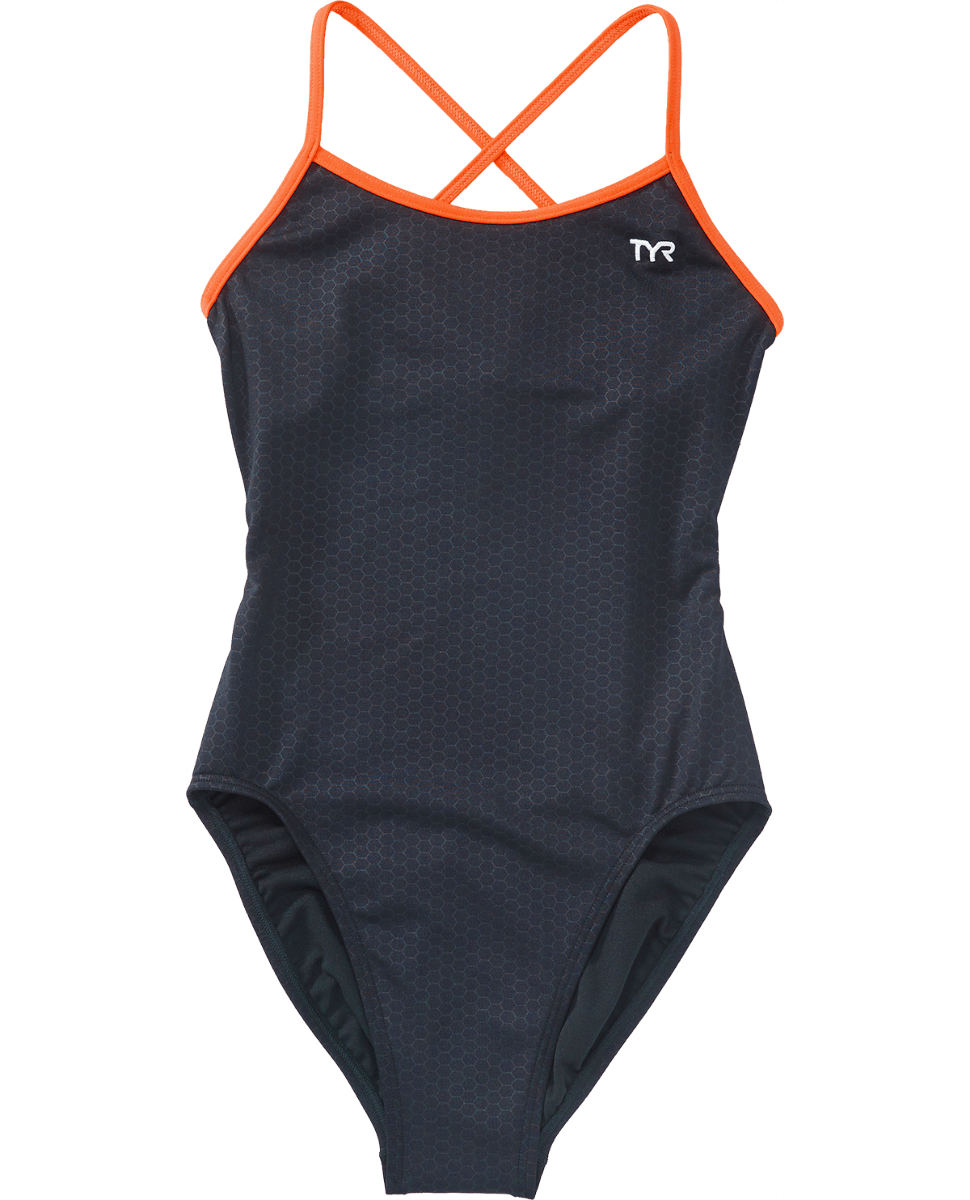 TYR Girls' Trinityfit Swimsuit - Hexa