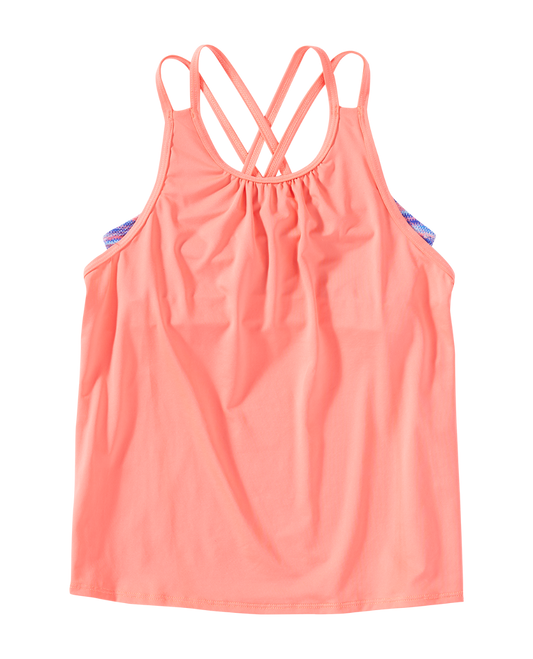 TYR Durafast Lite® Girls' Olivia 2-in-1 Tank - Parachute