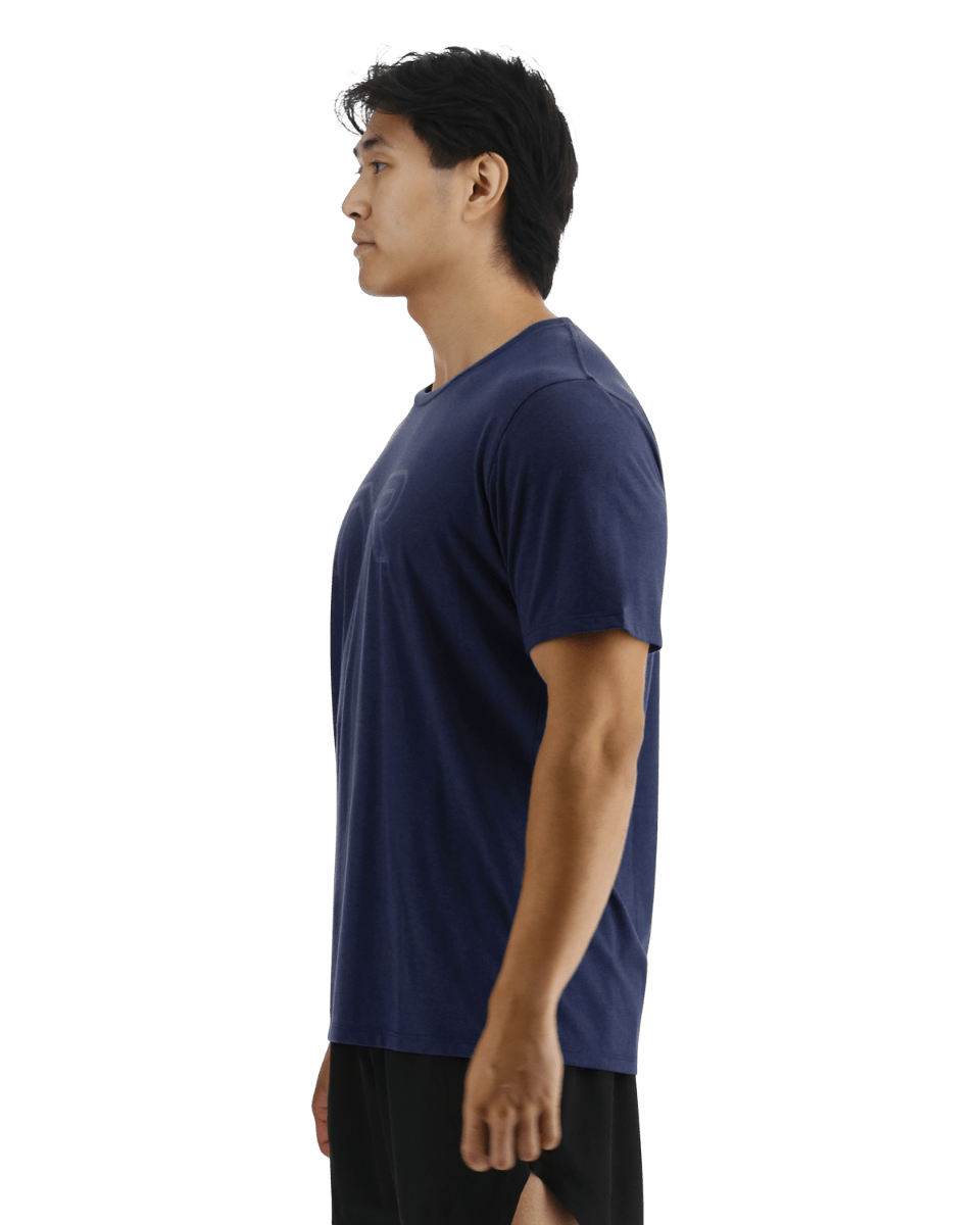 TYR UltraSoft Men's Big Logo Tri-Blend Tech Tee